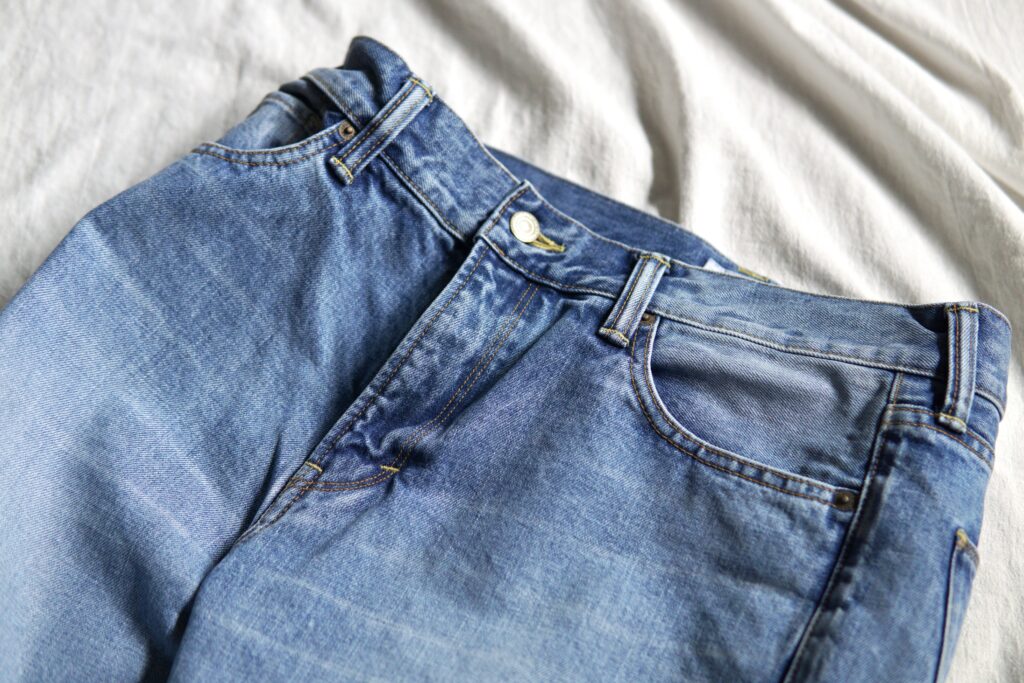 EDIT CLOTHING新作テーパードルーズデニム