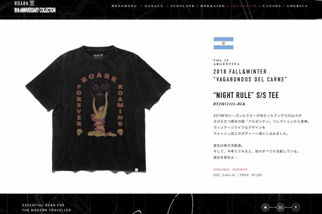 ROARK REVIVAL / ロアークリバイバル 新作として10周年コレクションがスタート！半袖シャツやTシャツを発売