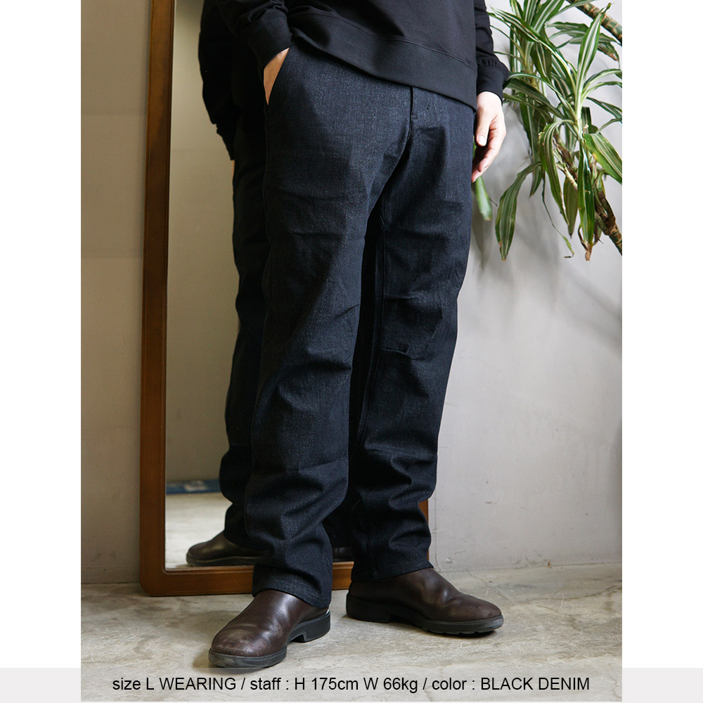 ROARK REVIVAL / NEW TRAVEL PANTS 2.0 DENIM ST / BLACK DENIM 